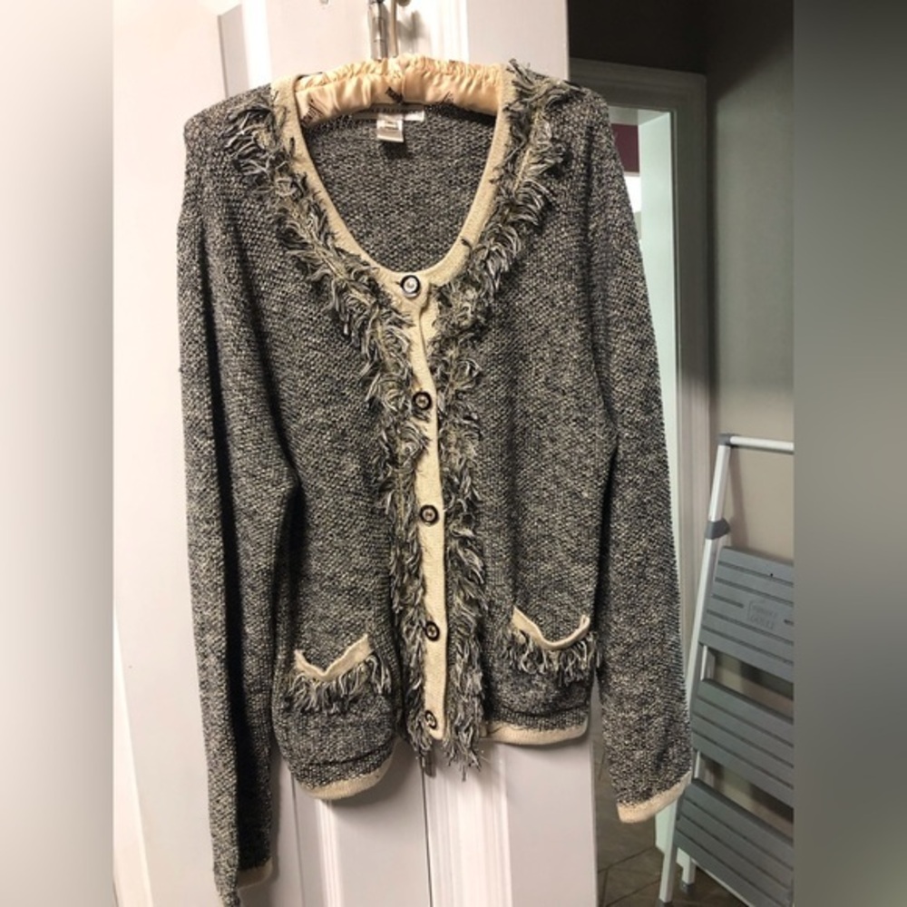 Nicole Alexander Button Front Cardigan Sweater Vintage